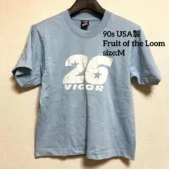 90s USA製 フルーツオブザルーム メンズ Tシャツ チビT Mサイズのサムネイル