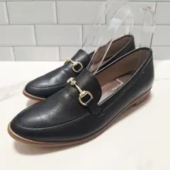 【良品】 artemis by DIANA ダイアナ ビットローファー 23 黒