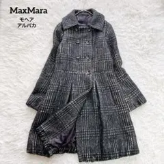 極美品✨️マックスマーラ MAX&Co ヘリンボーン 女優襟ロングコート 38 極美品✨️マックスマーラ MAX&Co ヘリンボーン 女優襟ロングコート 38