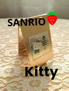 ♡SANRIO　Kitty　彫金角スタンドミラーのサムネイル