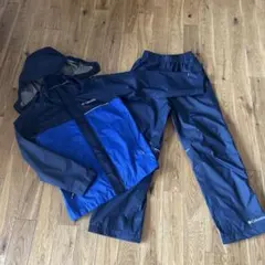 コロンビアColombiaジュニア子供用レインウエア上下レインコートアウトドア