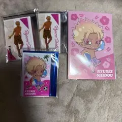ブルーロック and gallery 士道龍聖　アクリルカード　　ハガキ