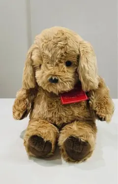 希少【新品】ファースト社 犬 ぬいぐるみ　Mサイズ レトロのサムネイル