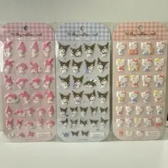 3点セット♥︎ミルキーメロウシール♥︎サンリオ♥︎マイメロ♥︎クロミ♥︎ハローキティー
