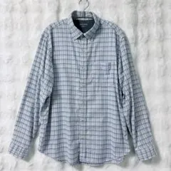 〈DoCLASSE〉メンズ 長袖シャツ チェック柄 XXL ボタンダウン