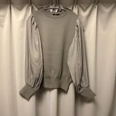 アーバンリサーチロッソ　シアースリーブニットプルオーバー