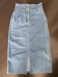 VIS ビス　 デニムハイウエストタイトスカート