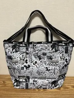 美品レスポートサック Disney100 コラボ2way トートバッグ 大容量