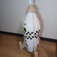 クラシックワールド ロケット型知育玩具 宇宙飛行士付き
