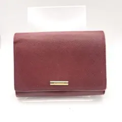 バーバリー　折財布　財布　ノバチェック　レッド