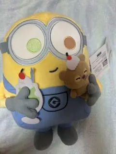 ミニオン Lぬいぐるみ"ボブ＆ティム”クリームソーダ