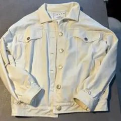 値下げ）ENVYM ホワイト デニムジャケット