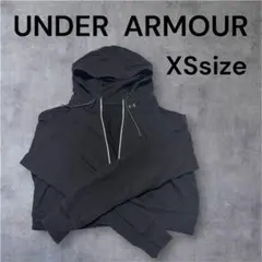 アンダーアーマー ブラック 黒 ジップアップパーカー レディース XS 春秋