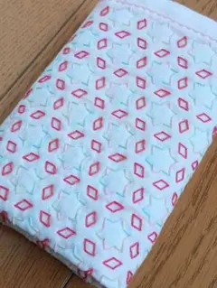 刺し子ふきん(完成品)＊星と三つ菱＊のサムネイル