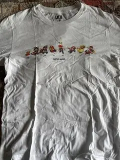 14日までUNIQLO スーパーマリオ Tシャツ M ホワイト