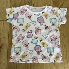 110cm 西松屋 香水瓶柄 半袖Tシャツ パフューム柄のサムネイル