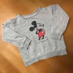 ミッキーマウス プリント トレーナー 110cm