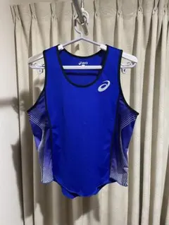 2XU 陸上用シングレット ランニングシャツ ブルー Mサイズ