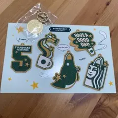 スターバックスリワード オリジナルグッズ ワッペン キーホルダー