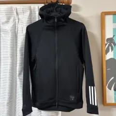 マ*。様 美品adidas M ID2.0AEROスウェットパーカーSブラックダ