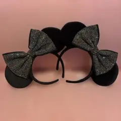 東京ディズニーリゾート ミニー スタッズ　レインボー ビジュー カチューシャ