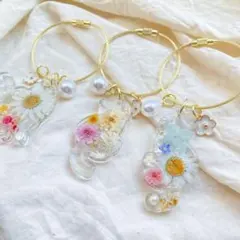 猫　レジンキーホルダー　レジンアクセサリー　ハンドメイド　プチギフト　誕生日