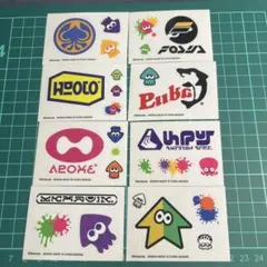 スプラトゥーンステッカー 8枚セット