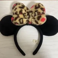 ディズニー　ヒョウ柄カチューシャ