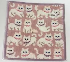 フェイラー　モフモフネコチャン　ハンカチ