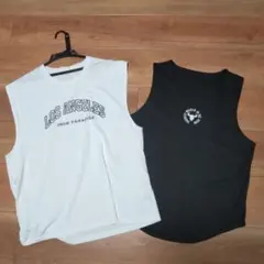 ロサンゼルスデザイン タンクトップ 2枚セット