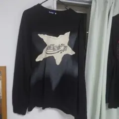 jk.ptwso ブラック 星形グラフィック XL
