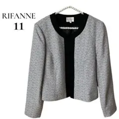 RIFANNE リファンネ ノーカラージャケット ラメツイード フォーマル 11