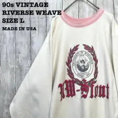 や*ん様 90s USA製 チャンピオン リバースウィーブ L カレッジ刺繍タグ