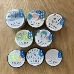 キングジム SODA 透明マスキングテープ ④ 8点セットのサムネイル