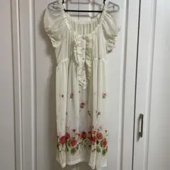 花柄　ワンピース　レストローズ　LESTLOSE