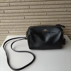 COACH ベネット ショルダーバッグ カメラバッグ クロスボディ レザー