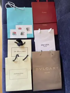 ショッパー(Cartier,PRADA,BVLGARI, Tiffany等）