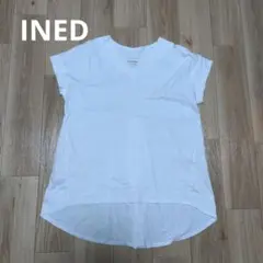 イネド　INED　レディース　半袖　　Tシャツ　白　ホワイトのサムネイル