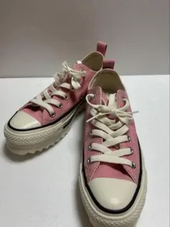 CONVERSE ALL STAR ピンク 厚底 スニーカー23.5cm