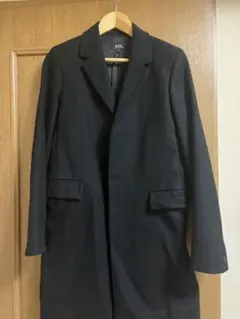 A.P.C. ブラック チェスターコート S