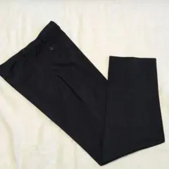 【美品】UNIQLOユニクロ 感動パンツ メンズ スラックス 85㎝ ブラック