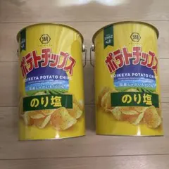 湖池屋　ポテトチップス　のり塩　BIG缶