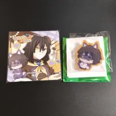 鬼滅の刃　バレンタイン　ホワイトデー　アニマルクッキーバッジ　コースター　伊黒