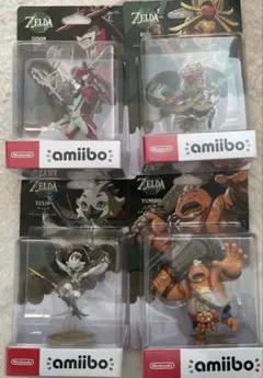 新品未開封・激レア】amiibo(アミーボ) ゼルダの伝説 4人の英傑セット