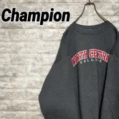 チャンピオン ノースセントラル大学 カレッジロゴ ビッグロゴ 刺繍 スウェット