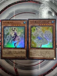 遊戯王 六花精ボタン 六花精ボタン スノードロップ セット SR