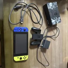 Nintendo Switchスマッシュブラザーズエディション青/黄 充電器付き
