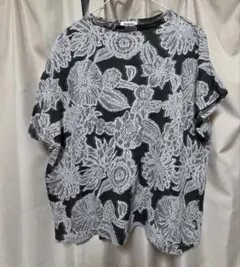 新品 トリココムデギャルソン シースルー Tシャツ リボン付き 黒