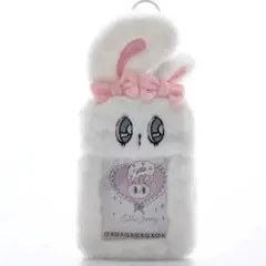 エスターバニー クリームバニー 白 ボア マスコット トレカケース 1点