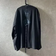 ⁠KMK KINGLY MASK バックデザイン 羽織 カーディガン L 黒⁠